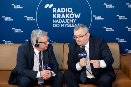 Marcin Koczyba, redaktor naczelny Radiostrada, Radio Kraków; członek Małopolskiej Wojewódzkiej Rady BRD i Andrzej Adamczyk, Minister Infrastruktury 