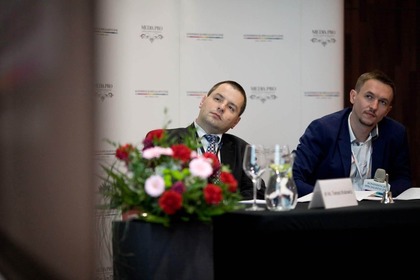 dr inż. Tomasz Krukowicz, Wydział Transportu, Politechnika Warszawska i Łukasz Gryga, dyrektor Wydziału Miejskiego Inżyniera Ruchu, Urząd Miasta Krakowa