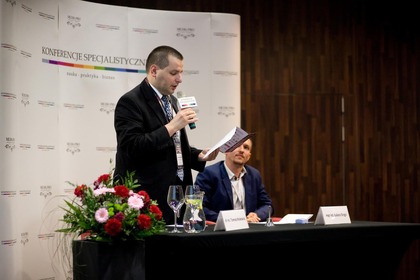 dr inż. Tomasz Krukowicz, Wydział Transportu, Politechnika Warszawska i Łukasz Gryga, dyrektor Wydziału Miejskiego Inżyniera Ruchu, Urząd Miasta Krakowa