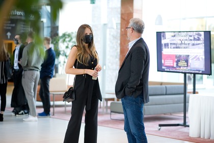 Ewelina Nawara, dyrektor Media-Pro Polskie Media Profesjonalne i Andrzej Zygmunt, prezes Pracowni Inżynierskiej KLOTOIDA sp. z o.o. sp.k.