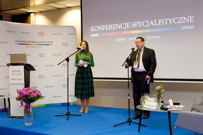 Ewelina Nawara, dyrektor Media-Pro Polskie Media Profesjonalne i dr inż. Jeremi Rychlewski, Wydział Inżynierii Lądowej i Transportu, Politechnika Poznańska; Centrum Analiz Klubu Jagiellońskiego