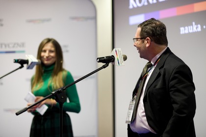 Ewelina Nawara, dyrektor Media-Pro Polskie Media Profesjonalne i dr inż. Jeremi Rychlewski, Wydział Inżynierii Lądowej i Transportu, Politechnika Poznańska; Centrum Analiz Klubu Jagiellońskiego