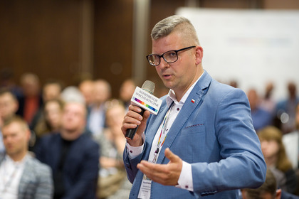 Krzysztof Kozłowski, wiceprezes Stowarzyszenia Forum Audytorów Bezpieczeństwa Ruchu Drogowego podczas dyskusji