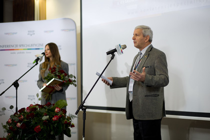 Ewelina Nawara i prof. dr hab. inż. Stanisław Gaca