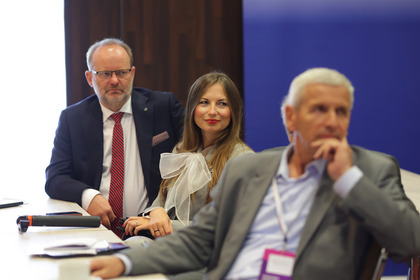 Mirosław Bajor, Ewelina Nawara i prof. Stanisław Gaca