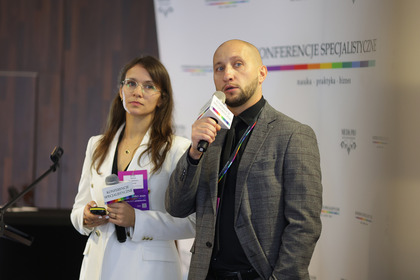 dr inż. Dorota Błaszkiewicz-Juszczęć, manager produktu, KZN Bieżanów Sp. z o.o./ Contrack; Tomasz Bis, dyrektor ds. Realizacji Kontraktów, KZN Rail Sp. z o.o. / Contrack.