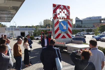 Pokaz mobilnej osłony energochłonnej TMA w ramach wystawy KONGRESU MOBILNOŚCI 2024