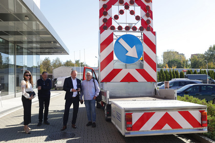 Prezentacja mobilnej osłony energochłonnej TMA w ramach wystawy KONGRESU MOBILNOŚCI 2024